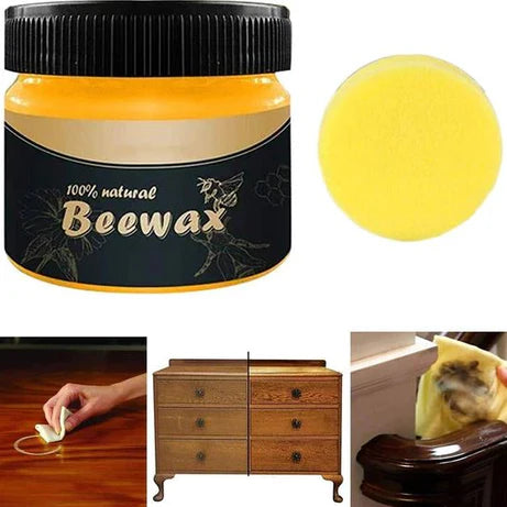Premium Imported Beeswax Furniture Polish – Deep Cleaning & Long-Lasting Real Shine