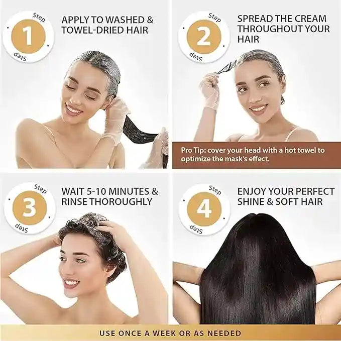 Karseell Collagen Hair Mask For Dry Damaged & All Hair Types - 500ml
