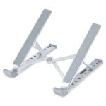 Portable Foldable Laptop Stand – Adjustable Aluminum Metal Stand with Anti-Slip Rubber Grips Ergonomic Folding Laptop Holder - Image 3