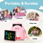 LCD Writing Tablet – Digital Drawing Pad for Kids & Adults | Reusable, Portable, One-Touch Erase Random Color - Image 2