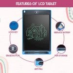 LCD Writing Tablet – Digital Drawing Pad for Kids & Adults | Reusable, Portable, One-Touch Erase Random Color - Image 3